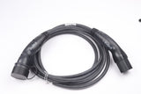 Evaka EV Charging Cable Type 2-Type 2, 22 kW, 32 A, 5 x 6 mm2, 1 x 0.5 mm2, 5 m | ITGAM3871 | Black