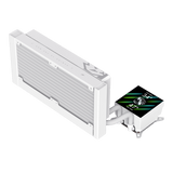 Gamemax CPU Liquid Cooler | GLACIER 240 LCD WH | White