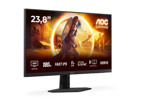 AOC | AGON Q24G4RE | 24 " | Fast IPS | QHD | 16:9 | 180 Hz | 1 ms | 2560 x 1440 pixels | 300 cd/m² | HDMI ports quantity 1 | Black