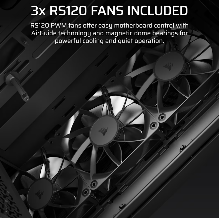 Corsair PC Case | 3200D RS | Mid-Tower | Black