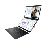 Asus Zenbook Duo UX8406CA-QL358X | Inkwell Gray | 14 " | OLED | Touchscreen | FHD | 1920 x 1200 pixels | 60 Hz | Glossy | Intel Core Ultra 7 | 255H | 16 GB | LPDDR5X | Solid-state drive capacity 1000 GB | Intel Arc Graphics | Windows 11 Pro | 802.11be | B