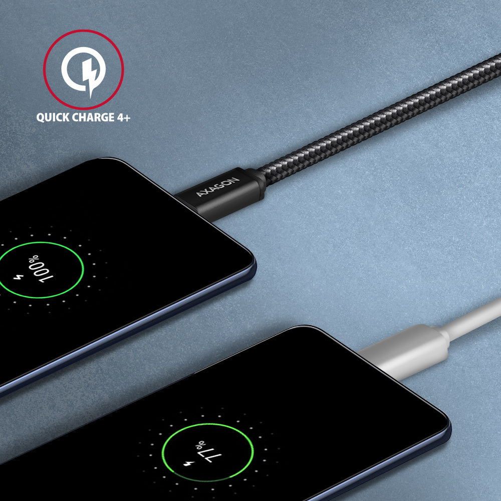 AXAGON | Data and charging USB 3.2 Gen1 cable, 3 m | BUCM3-CM30AB | USB Type C - USB Type C