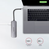 AXAGON SuperSpeed USB-C COMBO 5in1 Hub | HMC-5