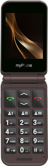 myPhone Harmony LTE Praline Collection | Brown | 2.8+1.44 " | IPS | 48 MB | 128 MB | Single SIM | MicroSD | Bluetooth | 5.1 | Main camera resolution 2 MP | 1300 mAh