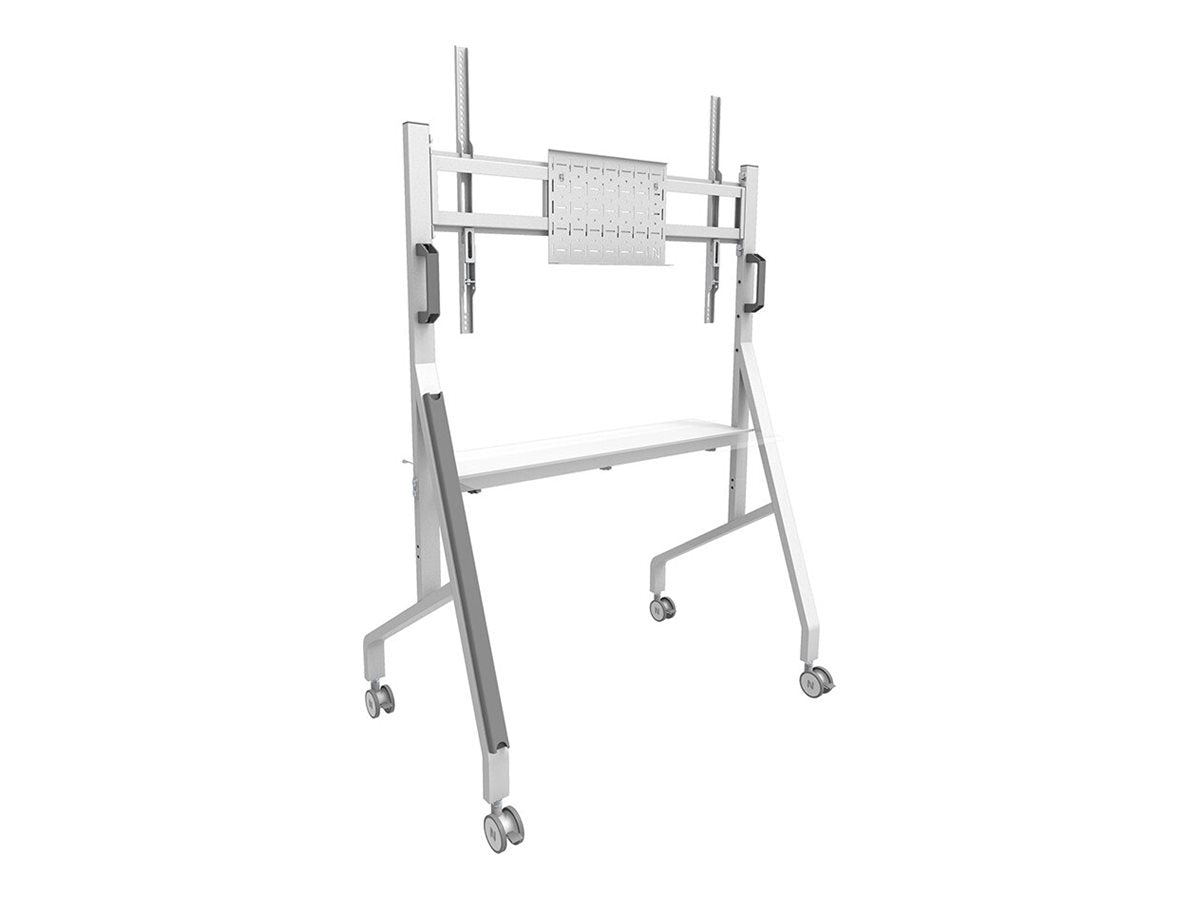 Neomounts Floor stand | FL50-525WH1 TV trolley | Adjustable Height | 55-86 " | Maximum weight (capacity) 76 kg | White
