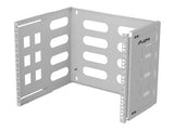 Lanberg Folding Bracket Wall-mount 19" 8U 497x400/240 | FB01-5408-10S | Gray