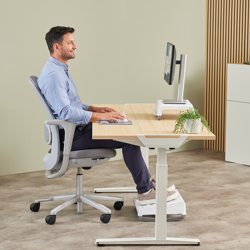 Fellowes | Breyta Compact Keyboard (TKL) Wrist Rest | Grey