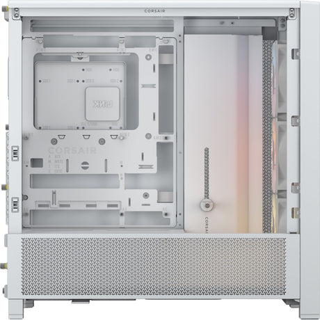 Corsair PC Case | Frame 4000D RS ARGB Modular | Mid-Tower | White