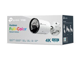 TP-LINK InSight S385 | VIGI Outdoor Full-Color Network Camera | Bullet | 8 MP | 2.8mm | H.265+ | MicroSD, up to 512 GB