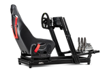 Next Level Racing GTElite Lite | Aluminium Simulator Cockpit, Wheel Plate Edition | Black