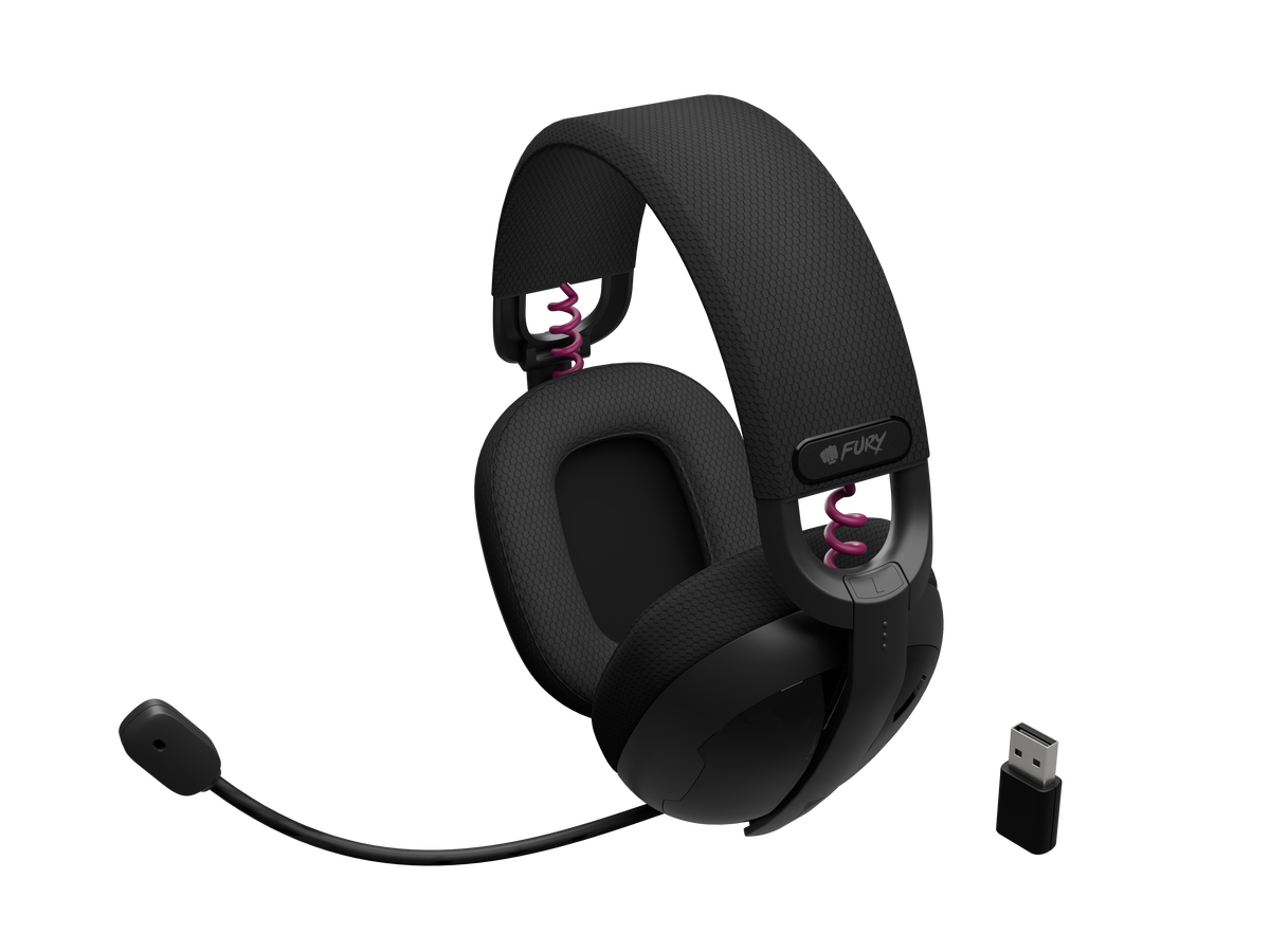 Fury | Gaming Headset | Fukiya F6 | Bluetooth | Over-Ear | Microphone | Black