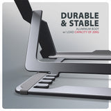 AXAGON STND-LAG stand for laptops and tablets | Adjustable Height, Angle | 10-17.3 " | Maximum weight (capacity) 20 kg | Grey