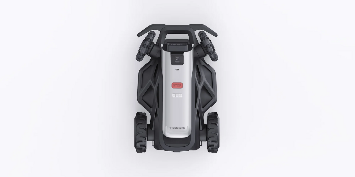 AIRSEEKERS LIMITED | Tron SE 300° AI Vision Mulching Mower, 1500m², Ai Vision + NRTK | 10 Ah