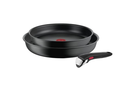 TEFAL | Frypan set | L7649253 Ingenio Ultimate | Frying | Diameter 24/28 cm | Suitable for induction hob | Removable handle | Black