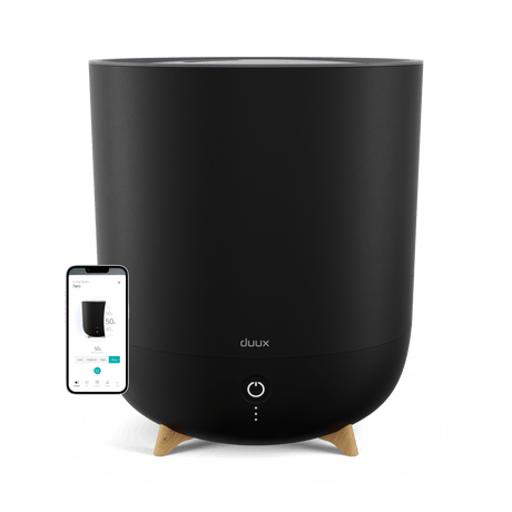 Duux | Smart Humidifier | Neo | Water tank capacity 5 L | Suitable for rooms up to 50 m² | Ultrasonic | Humidification capacity 500 ml/hr | Black