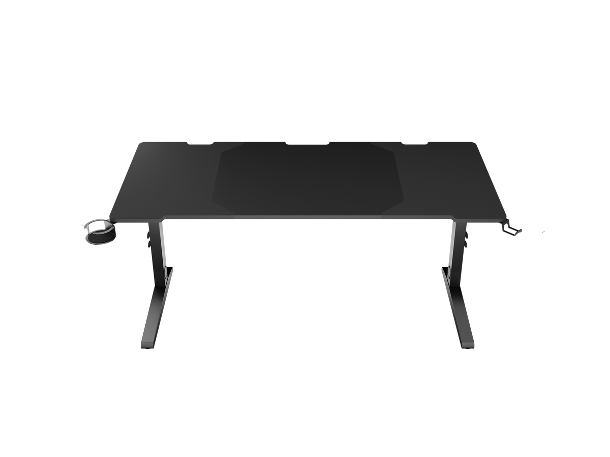 Genesis | Modular Gaming Desk | Holm 160 RGB | Anthracite Black