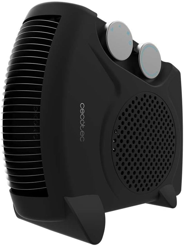 Cecotec ReadyWarm 2000 Max Dual Black | Fan heater | 2000 W | Number of power levels 3 | Suitable for rooms up to 20 m² | Black