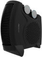 Cecotec ReadyWarm 2000 Max Dual Black | Fan heater | 2000 W | Number of power levels 3 | Suitable for rooms up to 20 m² | Black