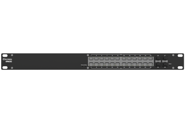 Teltonika | PoE+ managed switch | SWM282 | Managed | Rackmountable | SFP ports quantity 4