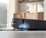Ecovacs Robotic Vacuum Cleaner | DEEBOT T80S OMNI BLACK | Wet&Dry | 6400 mAh | 24800 Pa | Black