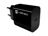 Natec Ribera USB Charger 1X USB-C 20W, Black
