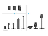 Neomounts Floor stand | FL15-628BL1 | Fixed | Maximum weight (capacity) 3 kg | Black