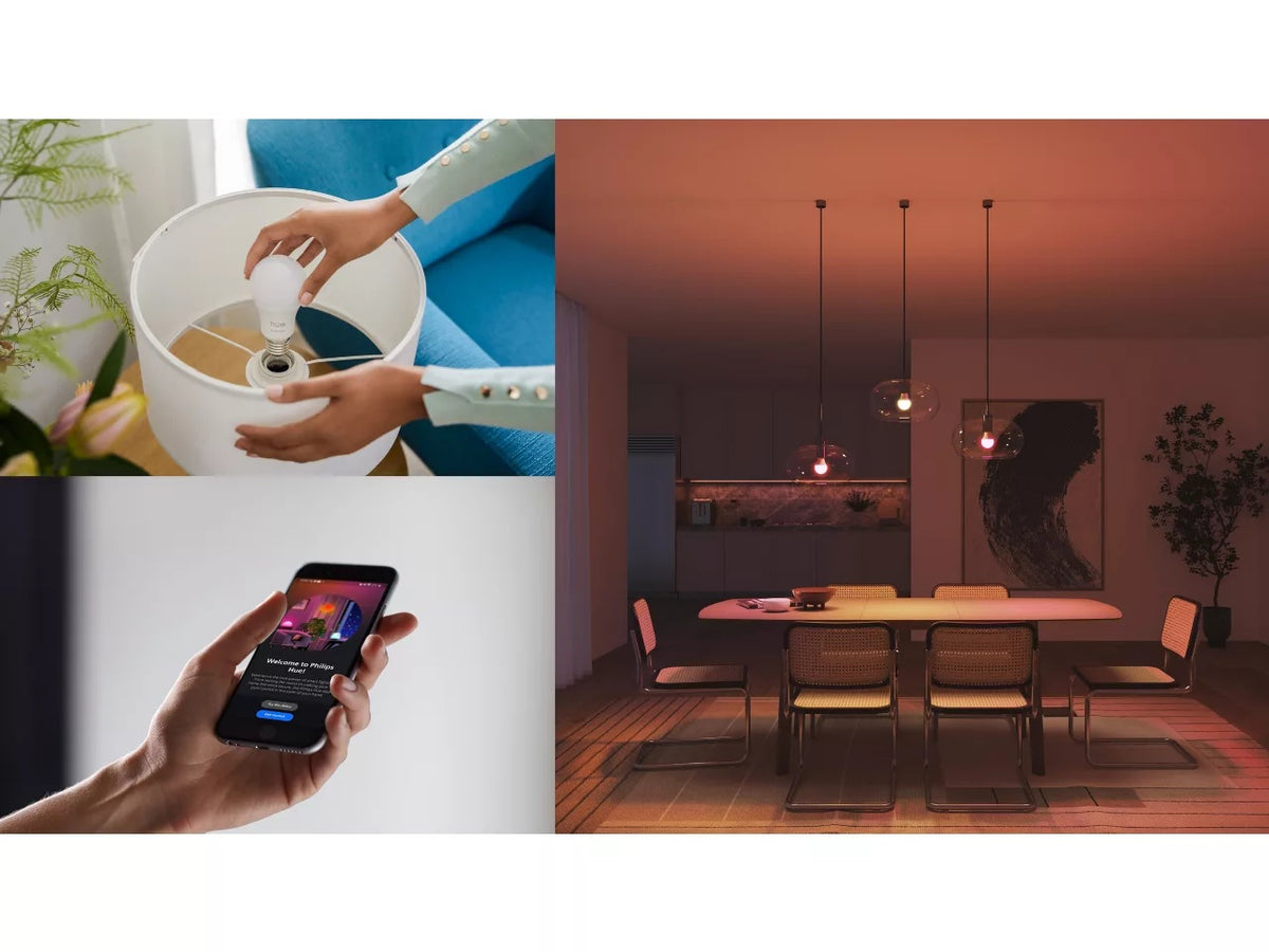 Philips Hue E WCA 806 A60 E27 3kit EU | E27 | 8 W | 16 million colours, White and colour light