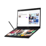 Asus Zenbook Duo UX8406CA-QL358X | Inkwell Gray | 14 " | OLED | Touchscreen | FHD | 1920 x 1200 pixels | 60 Hz | Glossy | Intel Core Ultra 7 | 255H | 16 GB | LPDDR5X | Solid-state drive capacity 1000 GB | Intel Arc Graphics | Windows 11 Pro | 802.11be | B