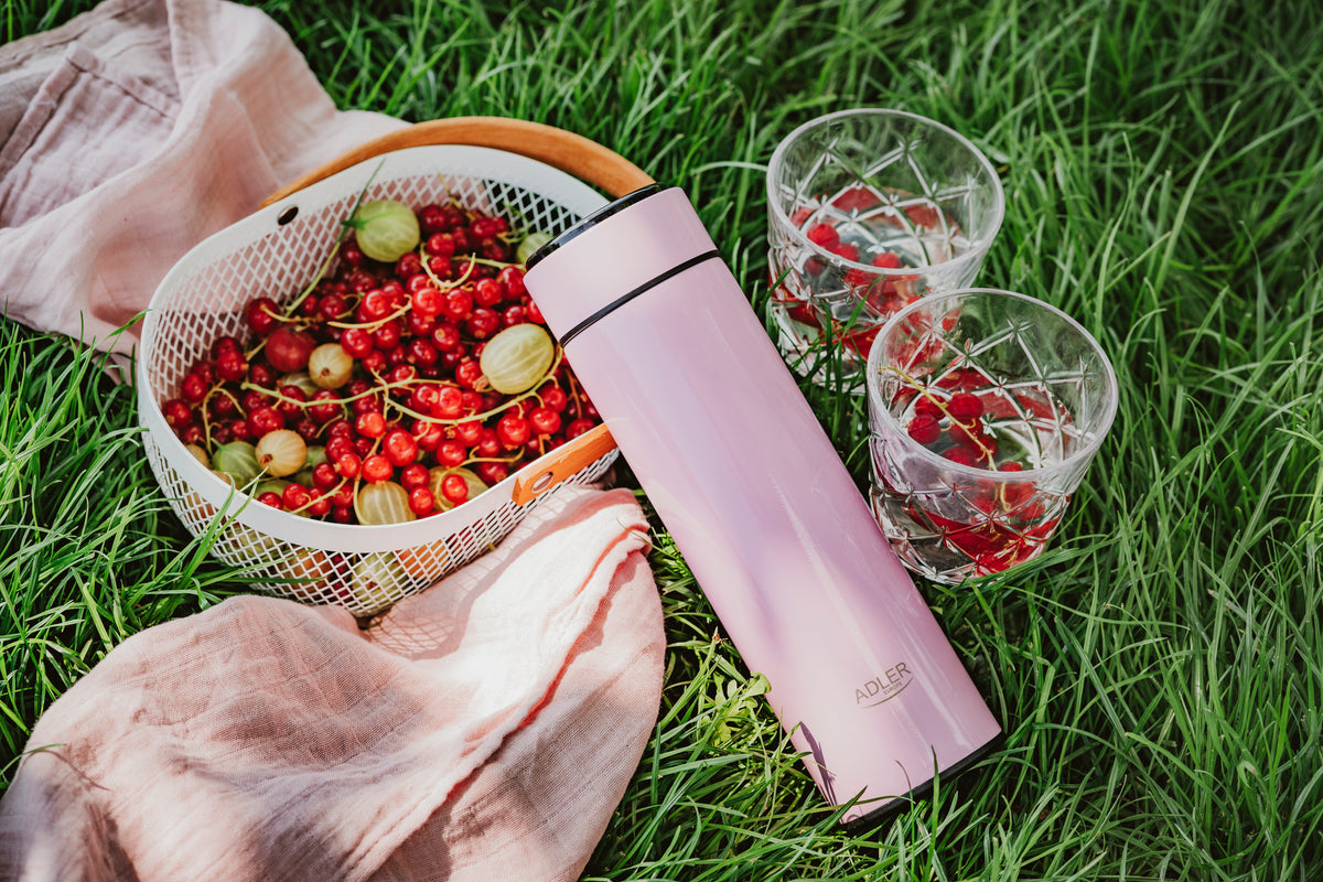 Adler | Thermal Flask | AD 4506p | Material Stainless steel/Silicone | Pink