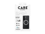 CARE by PanzerGlass Samba Case Transparent w. White Qi Samsung New Galaxy S26 Plus | PanzerGlass