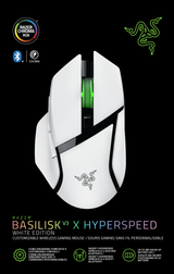 Razer Gaming Mouse | Basilisk V3 X HyperSpeed | Wireless | Bluetooth | White