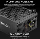 Corsair Fully Modular ATX Power Supply (EU) | RM850x SHIFT | 850 W | Black