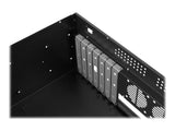 Lanberg | Rackmount server chassis lanberg ATX 350/10 19"/4U | Black