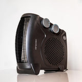 Cecotec ReadyWarm 2000 Max Dual Black | Fan heater | 2000 W | Number of power levels 3 | Suitable for rooms up to 20 m² | Black