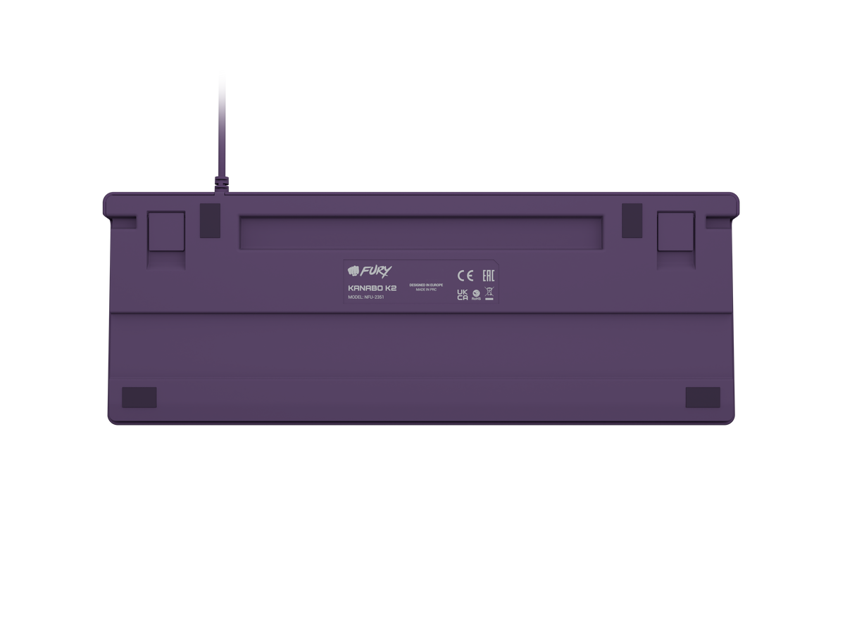Fury | Kanabo K2 | Gaming Keyboard | Wired | US | Linear | Purple