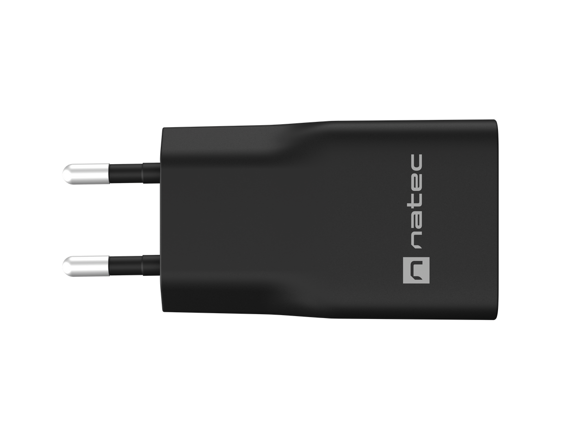 Natec Ribera USB Charger Gan Slim USB 1X USB-A + 1X USB-C 20W | NUC-2377