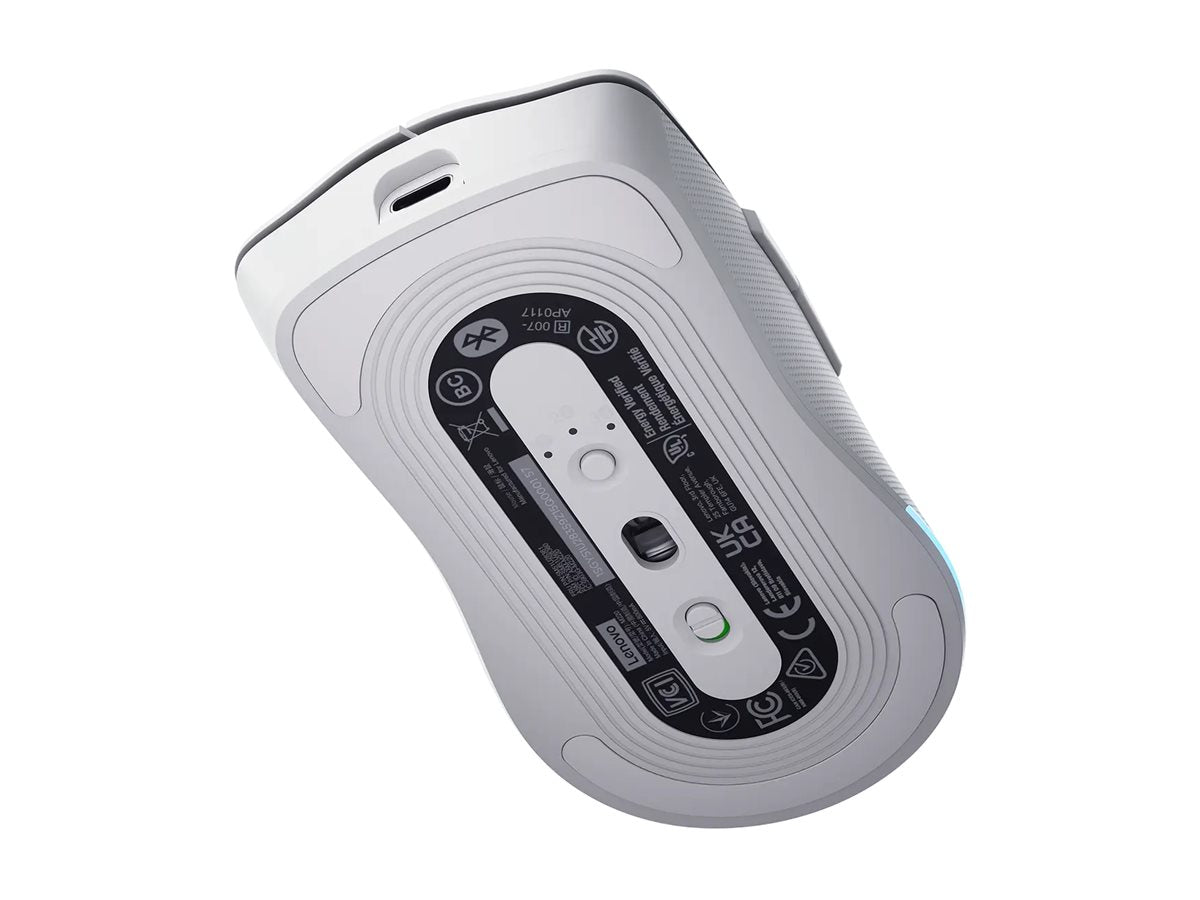 Lenovo RGB Gaming Mouse | Legion M220 | Wireless | 2.4 GHz, Bluetooth, Wired | Glacier White