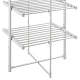 Adler | Foldable Electric Clothes Dryer | AD 7829 | 300 W | Silver/White