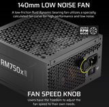 Corsair Fully Modular ATX Power Supply (EU) | RM750x SHIFT | 750 W | Black