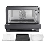 Midea Microwave oven | MSO25H | Free standing | 1000 W | Convection | 25 L | Grill | Black