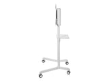 Neomounts Floor stand | NS-M1250WHITE TV trolley | Rotate, Tilt | 37-70 " | Maximum weight (capacity) 70 kg | White