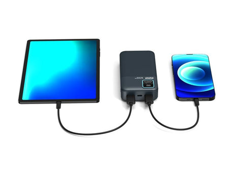 PORT CONNECT External USB-C battery | 20000 mAh | Blue