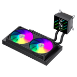 Gamemax CPU Liquid Cooler | GLACIER 240 LCD BK | Black