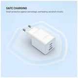 Fixed Mini 2x USB-C and USB GaN Charger 65W