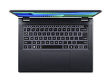 Acer | TravelMate TMP414-53-G2-TCO-585Q | Slate blue | 14 " | WUXGA | 1920 x 1200 pixels | Intel Core 5 | 120U | 16 GB | DDR5 | Solid-state drive capacity 256 GB | Intel Iris Xe Graphics | Windows 11 Pro | 4G | Keyboard language English | Keyboard backlit