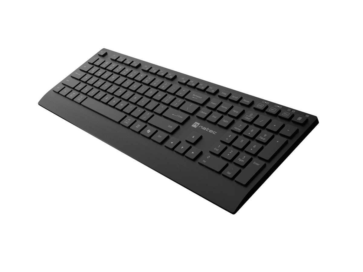 Natec Keyboard and Mouse | Stringray 2 | Keyboard and Mouse Set | Wireless | US | Black