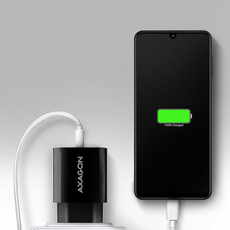 AXAGON Wallcharger 1x port USB-A, QC3.0/AFC/FCP/Apple, 18W | ACU-QC18
