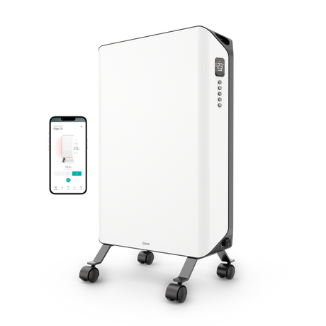 Duux Edge Oil Heater | Oil Heater | 2000 W | Suitable for rooms up to 20 m² | White