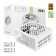 Gamemax PSU | GX PRO 1250G WH | 1250 W | Gold | White | Full Modular