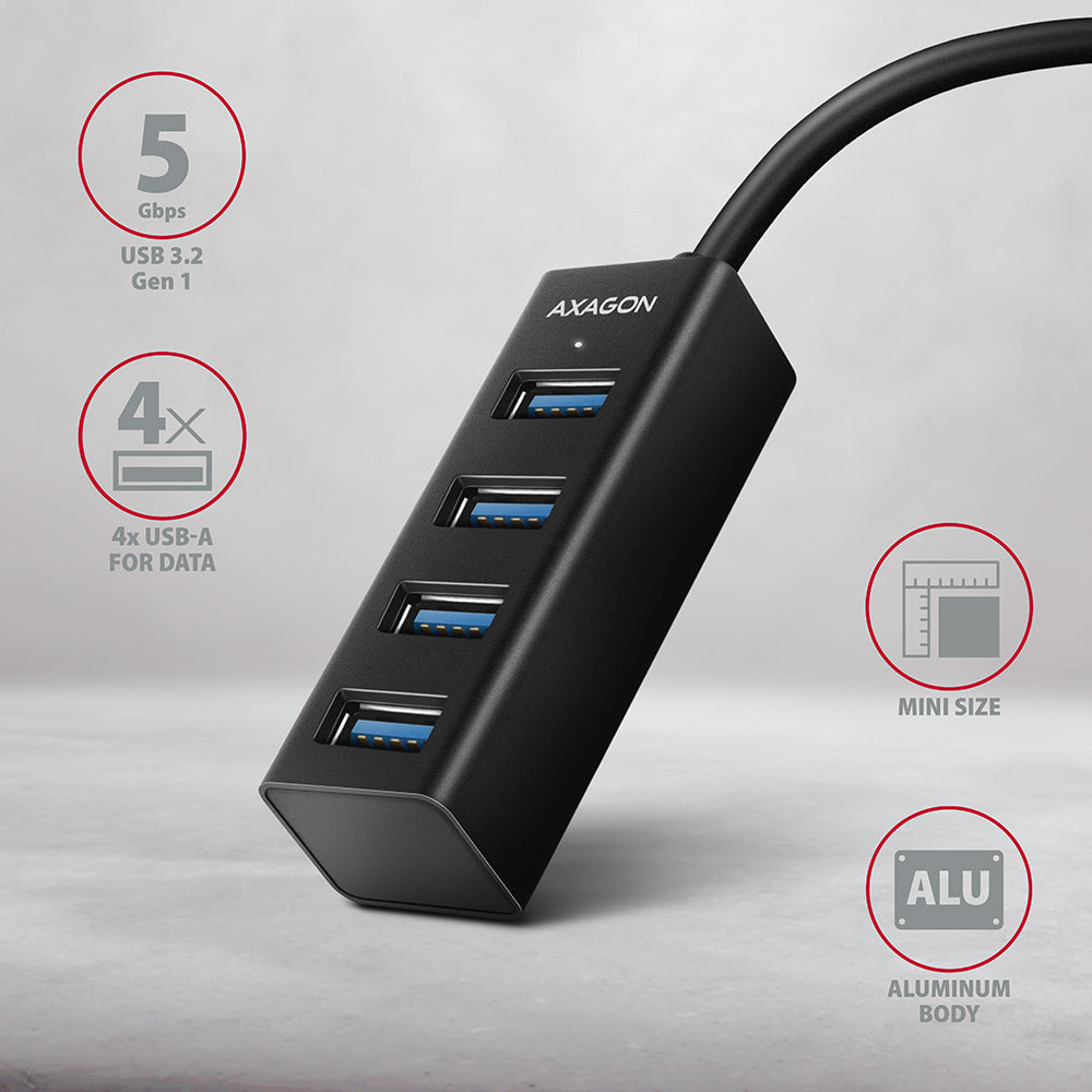 AXAGON SuperSpeed USB-C MINI Hub | HUE-M1C